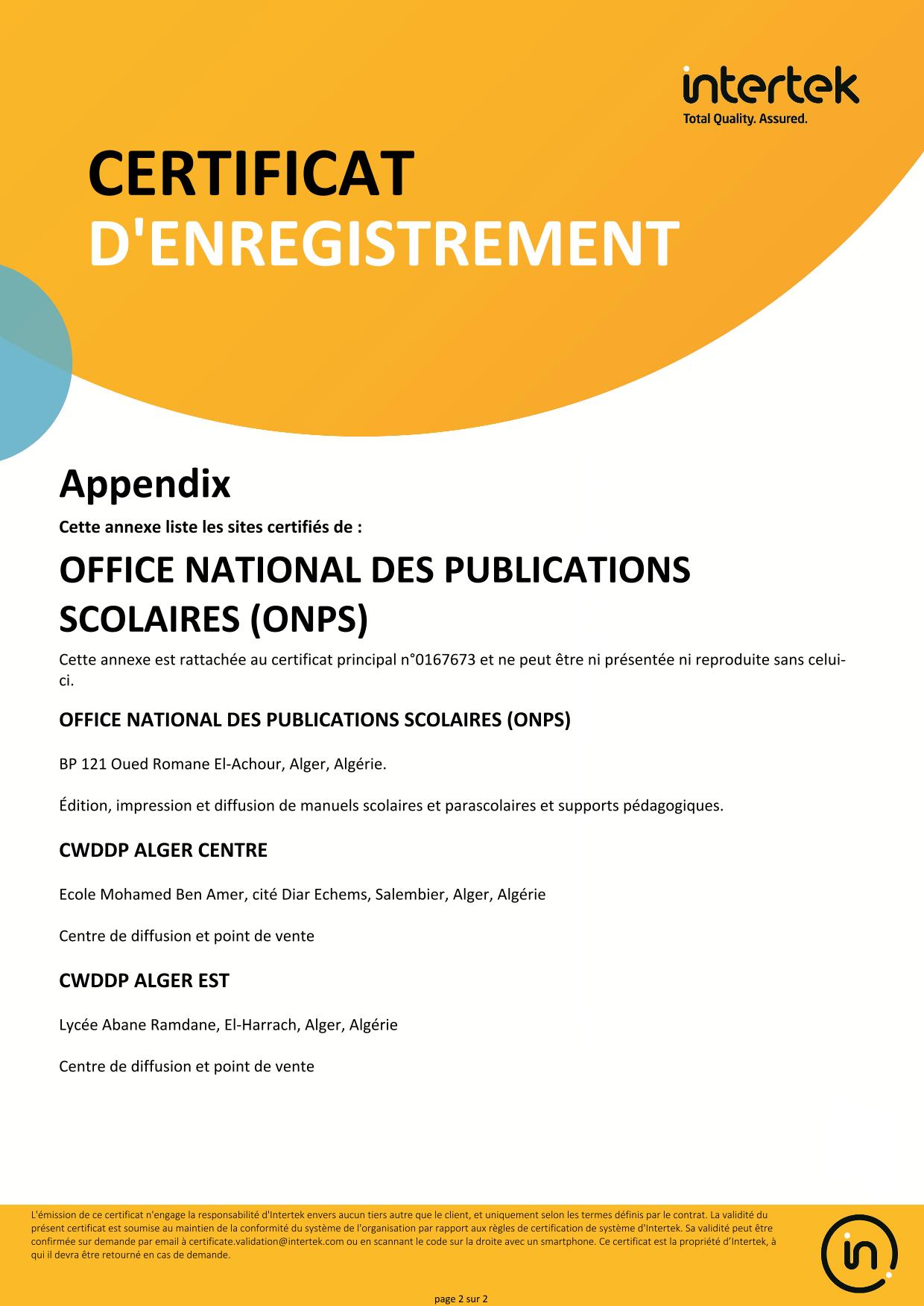 02 2 - Office national des publications scolaires